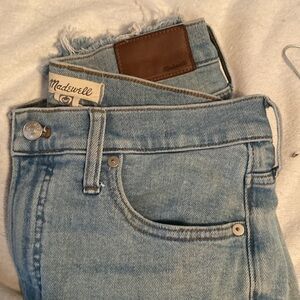 Madewell jeans well worn